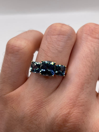 9ct gold topaz ring