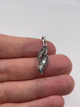 Load image into Gallery viewer, 9ct white gold diamond pendant
