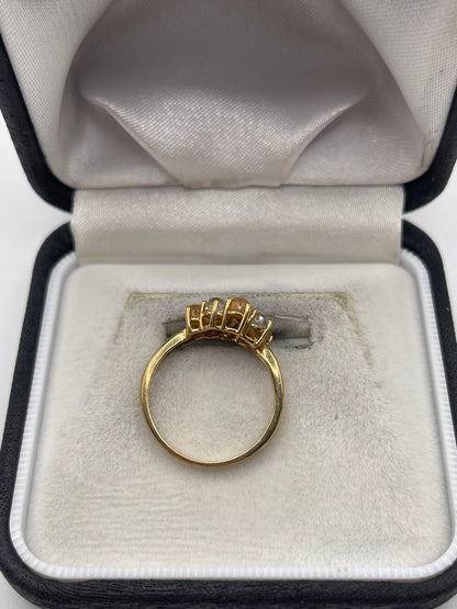 9ct gold moonstone ring