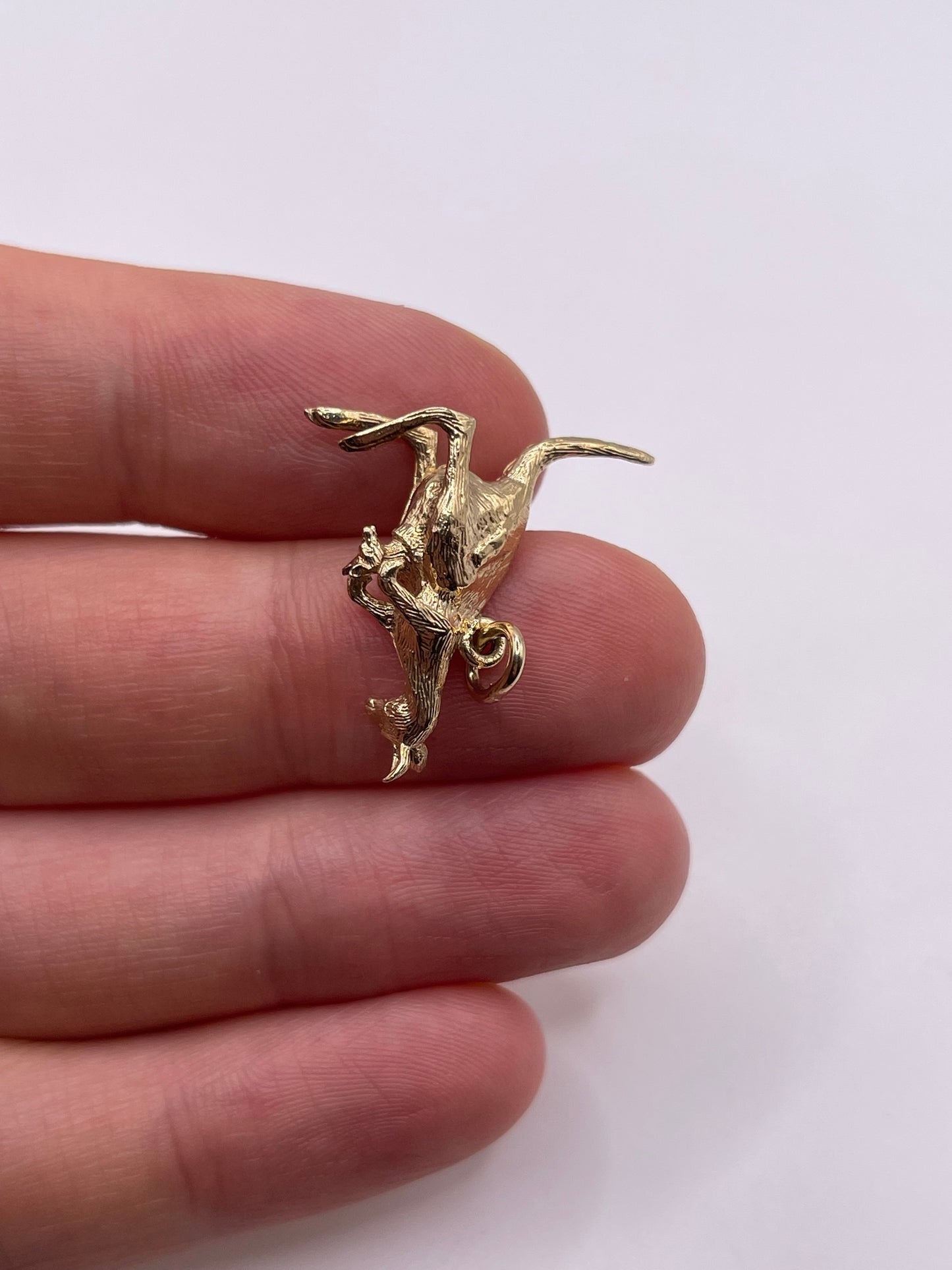 9ct gold kangaroo charm