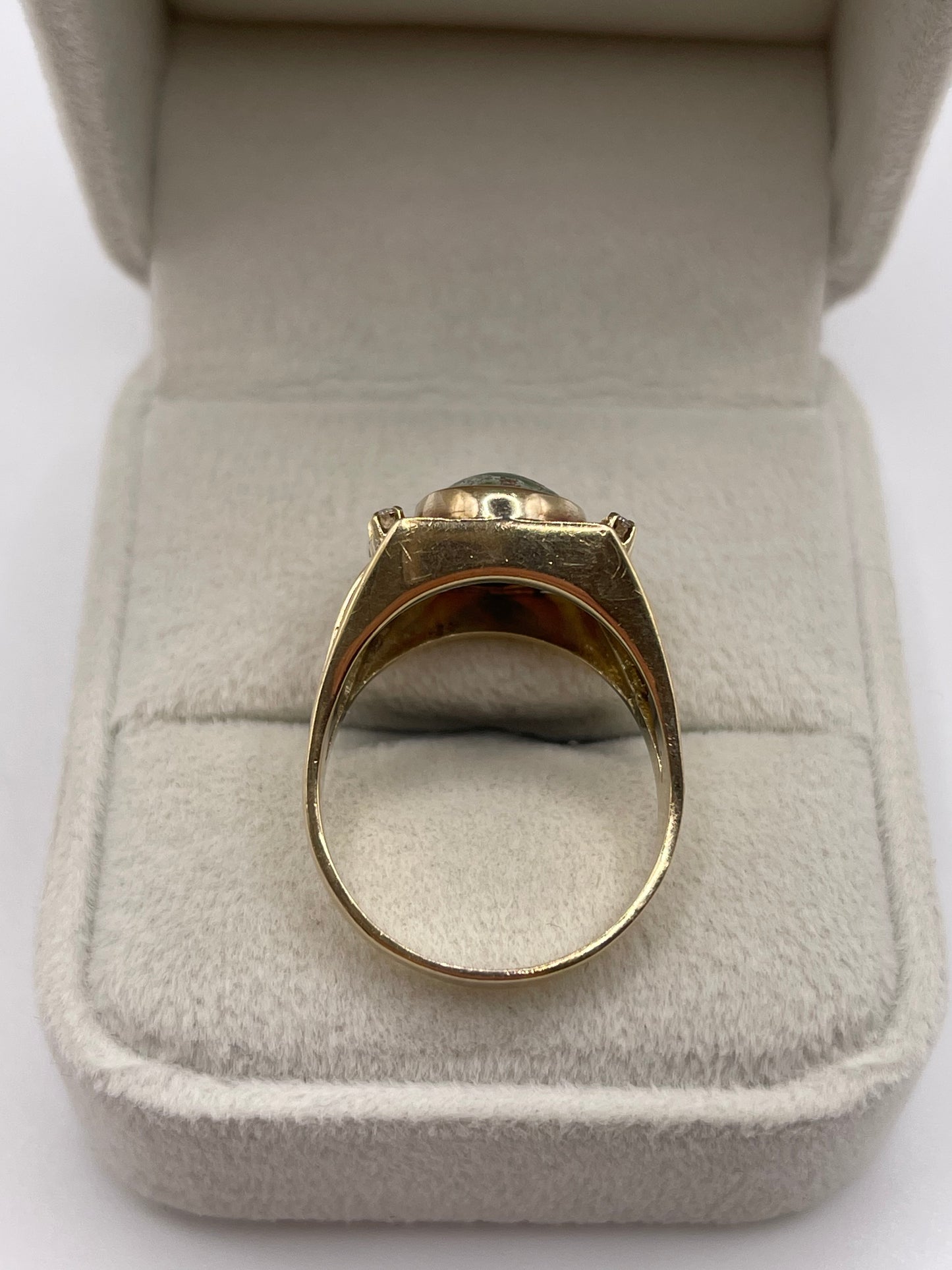 9ct gold turquoise ring