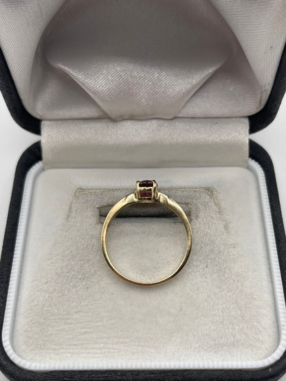 9ct gold tourmaline ring