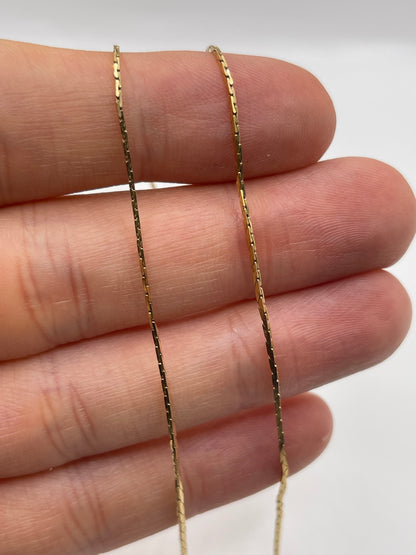 9ct gold chain 343