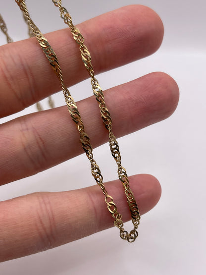 9ct gold chain 133