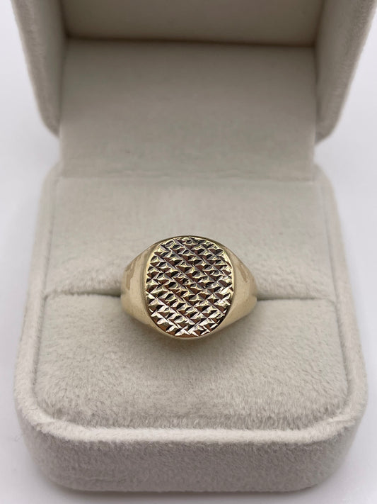 9ct gold signet ring