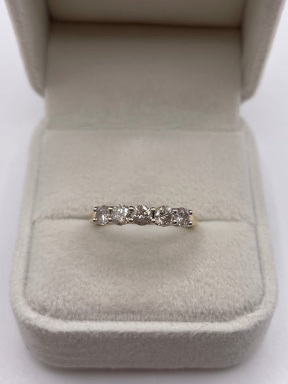 9ct gold 1ct diamond ring