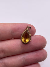 Load image into Gallery viewer, 9ct gold citrine pendant
