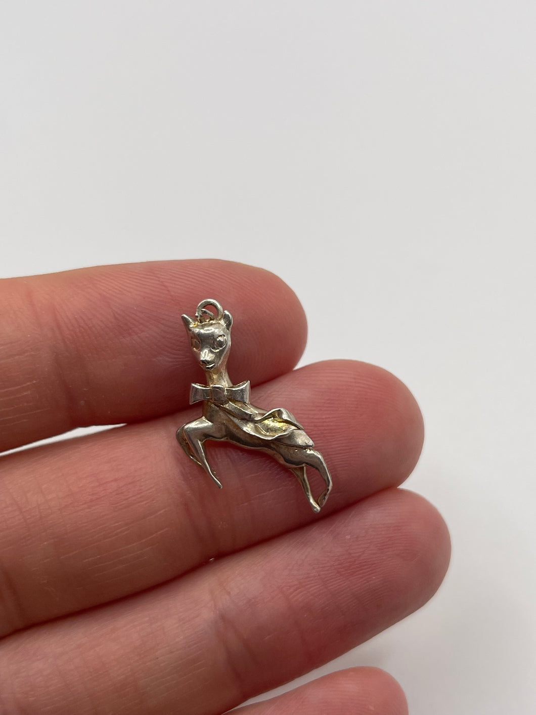 Silver babycham charm