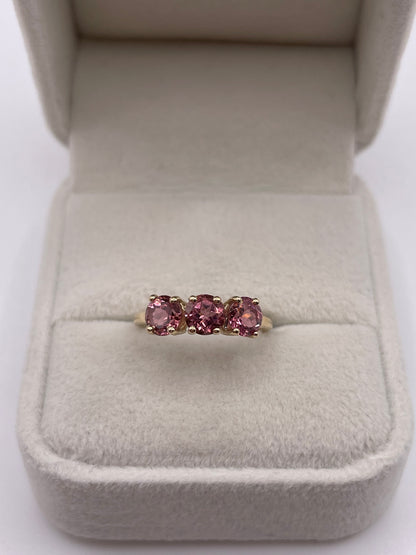 9ct gold tourmaline ring