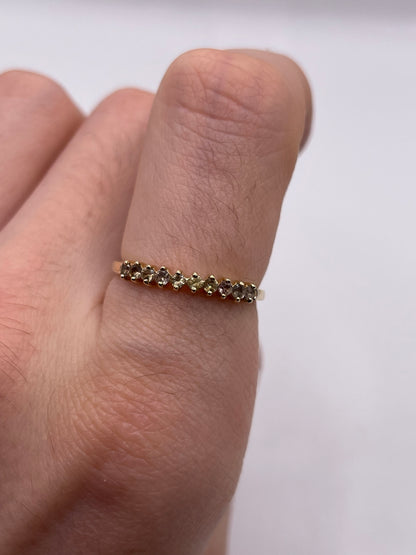 9ct gold quartz ring
