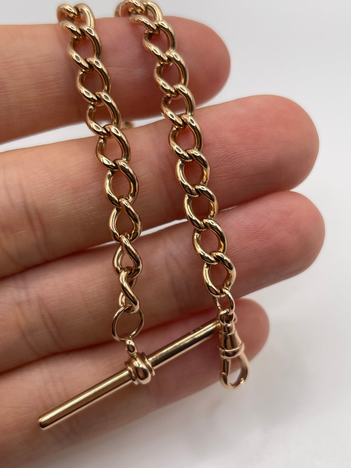 9ct rose gold bracelet
