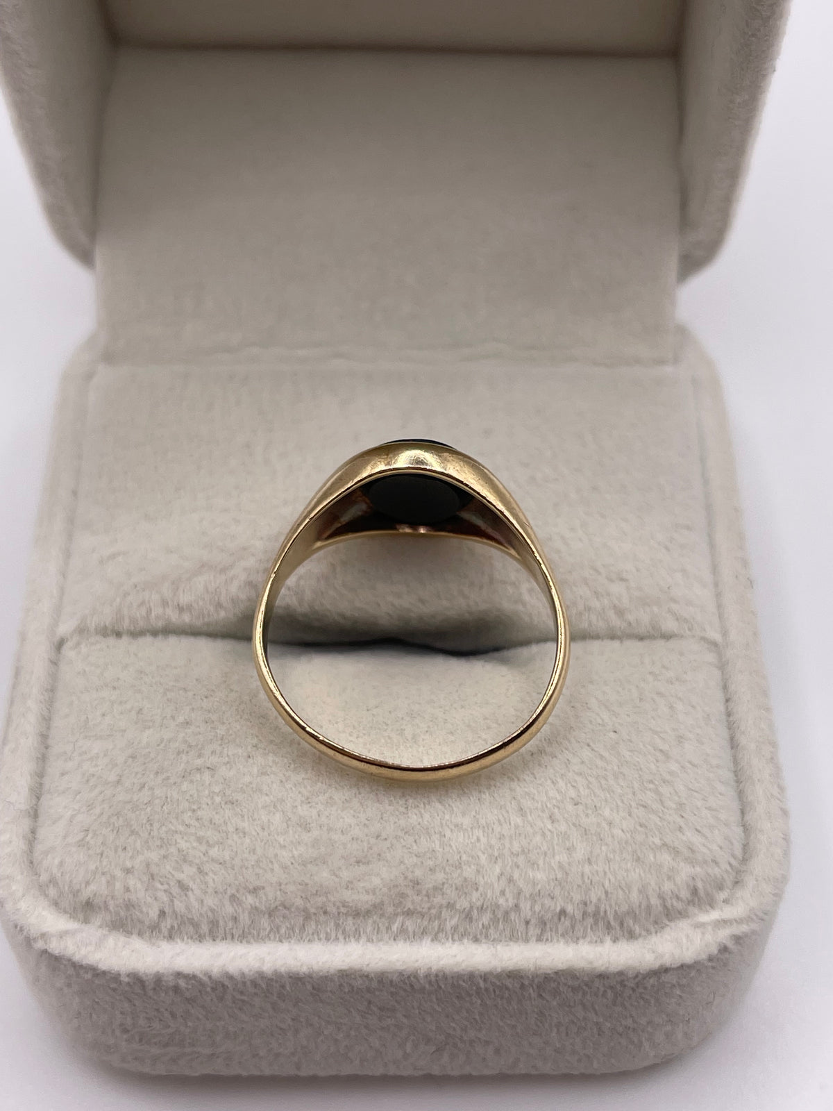 9ct gold bloodstone signet ring