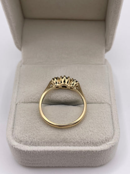 9ct gold sapphire ring