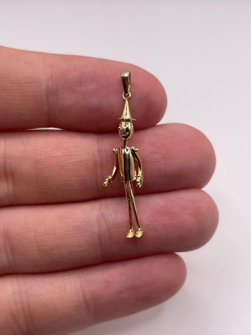 9ct gold puppet charm