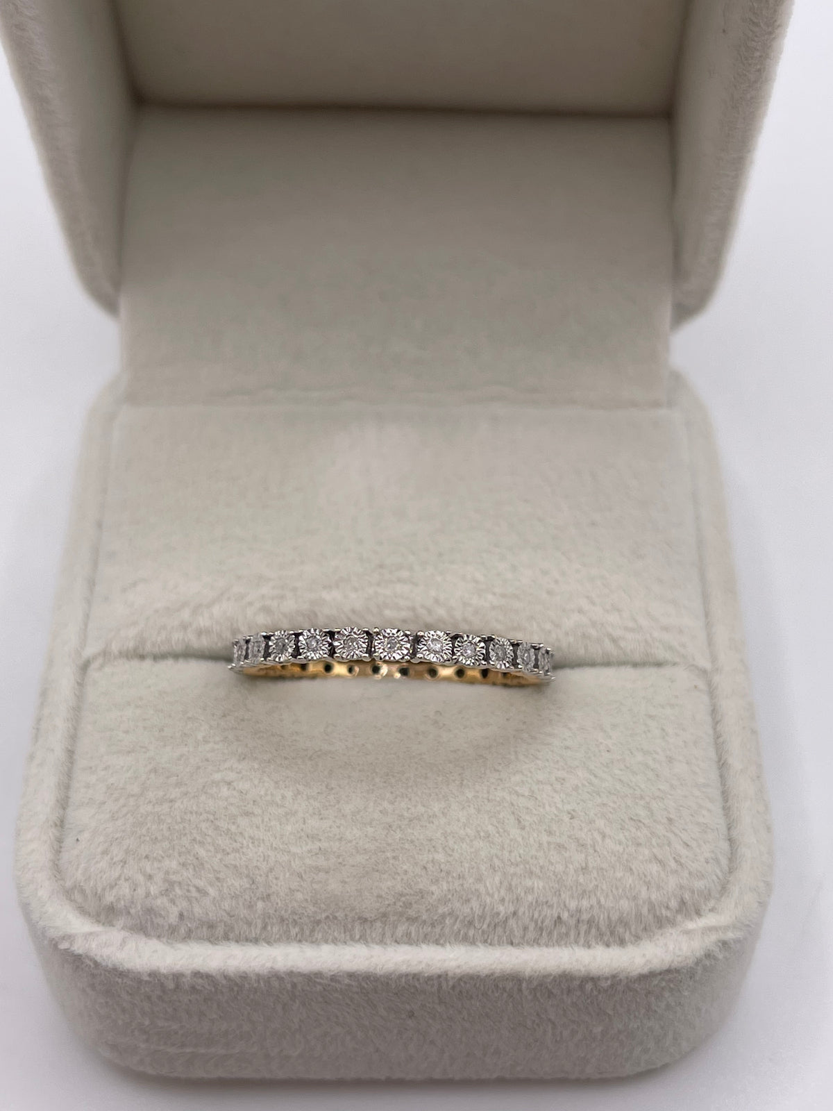 18ct gold diamond eternity ring