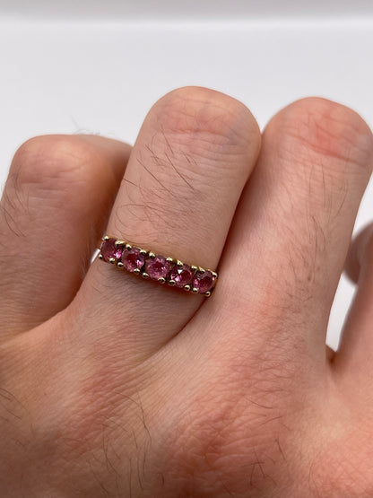 9ct gold tourmaline ring