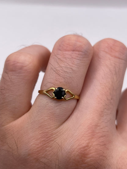 9ct gold sapphire ring