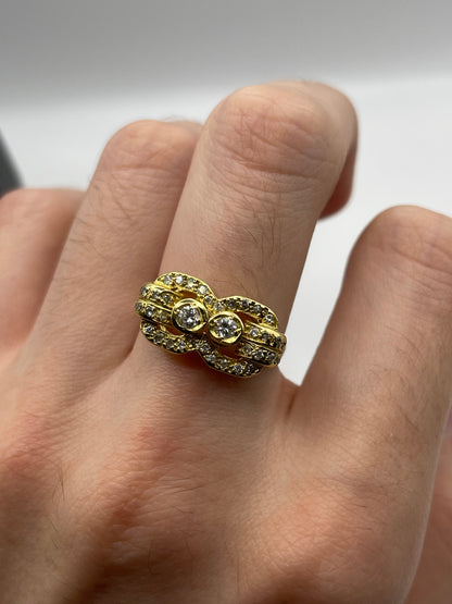 18ct gold diamond ring