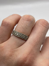 Load image into Gallery viewer, 9ct gold diamond cluster ring
