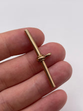 Load image into Gallery viewer, 9ct rose gold t bar pendant
