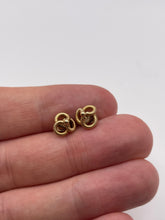 Load image into Gallery viewer, 9ct gold knot earrings
