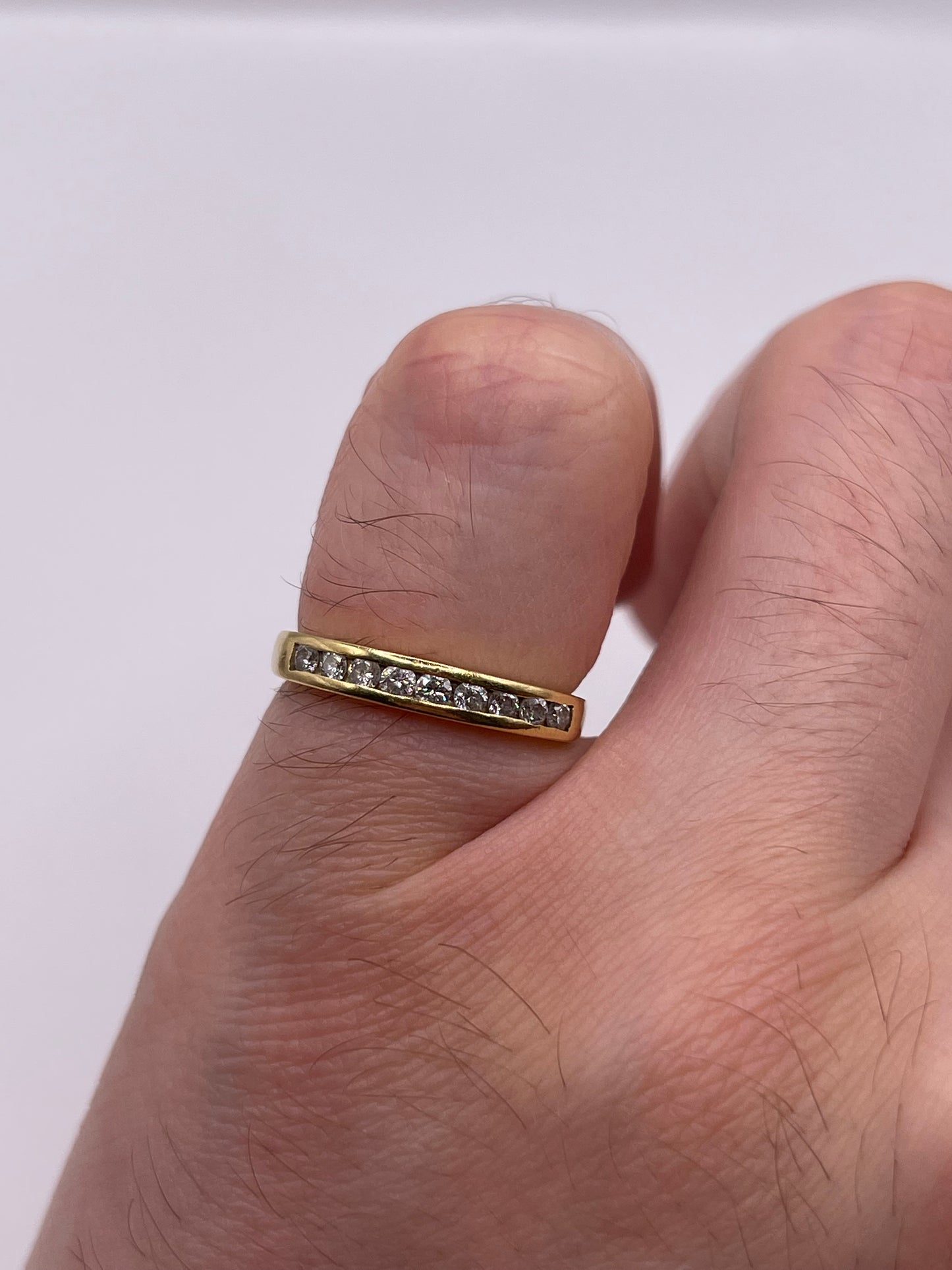 18ct gold diamond ring
