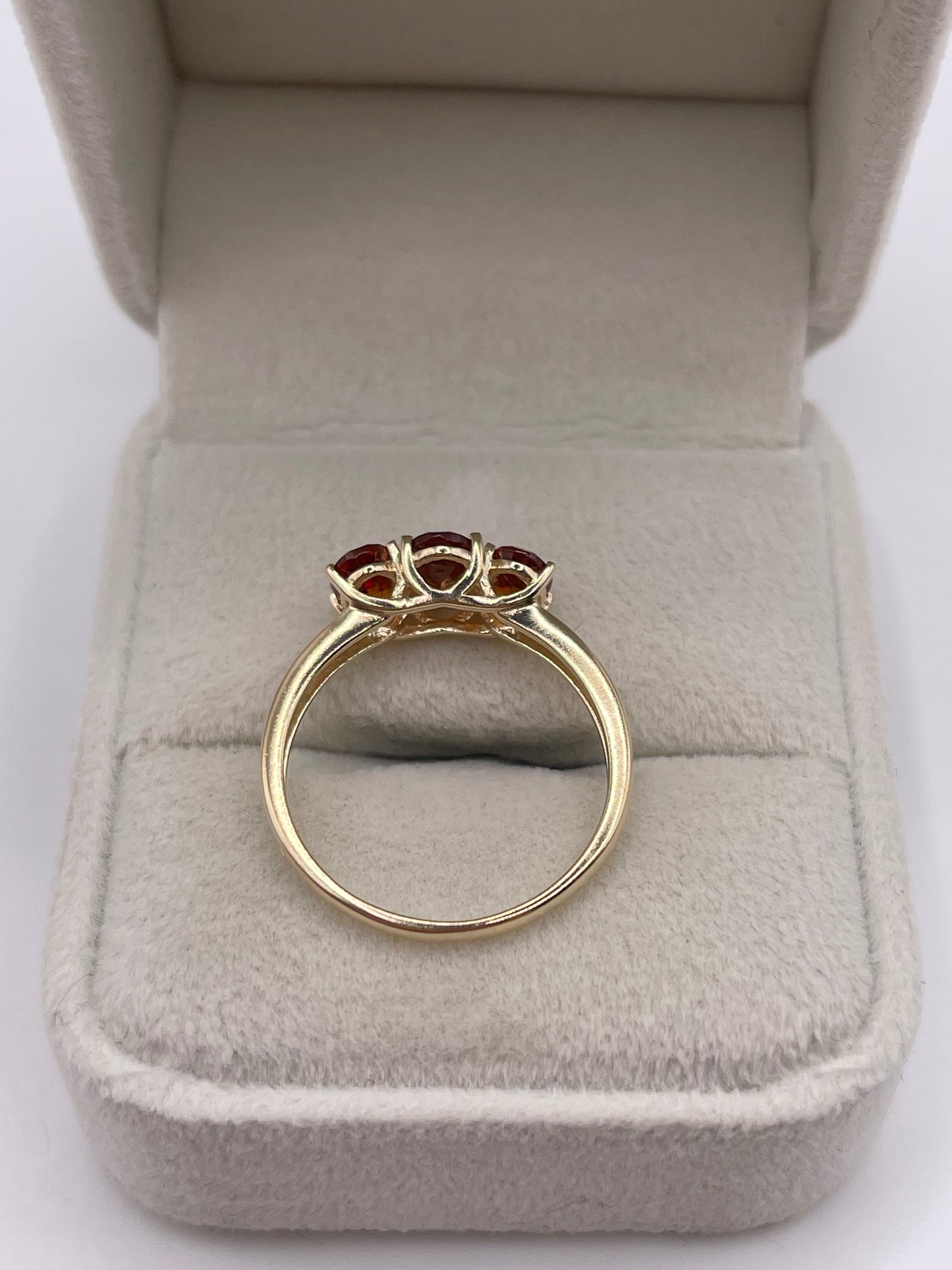 9ct gold citrine ring