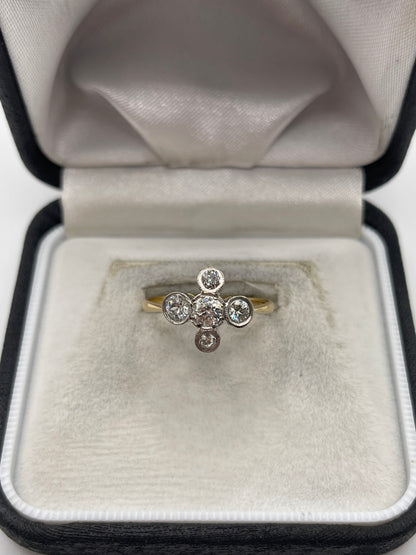 18ct gold diamond ring