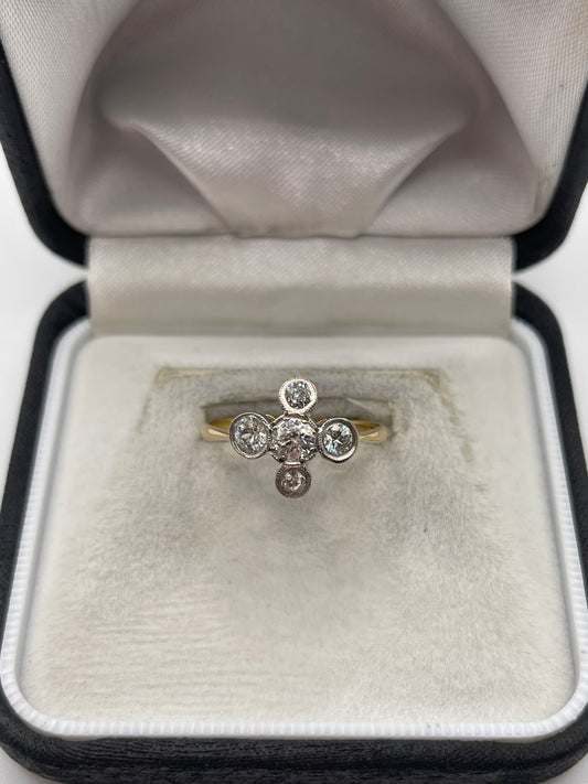 18ct gold diamond ring