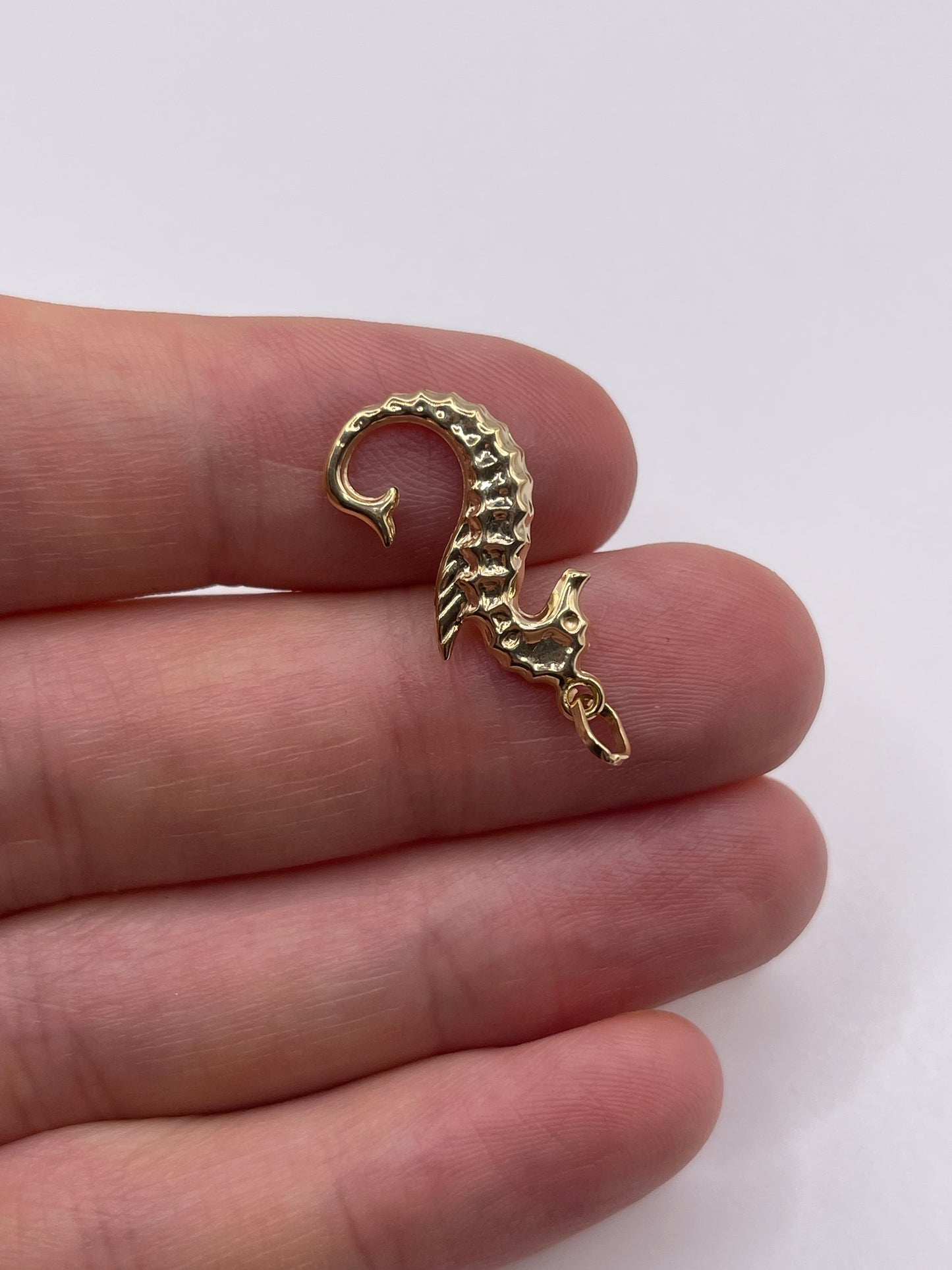 9ct gold seahorse charm