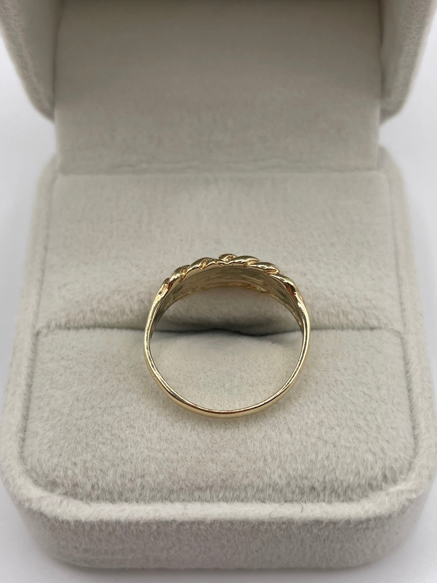 9ct gold keepers ring