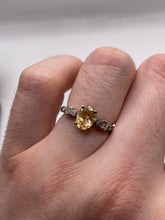 Load image into Gallery viewer, Silver gemstone ring
