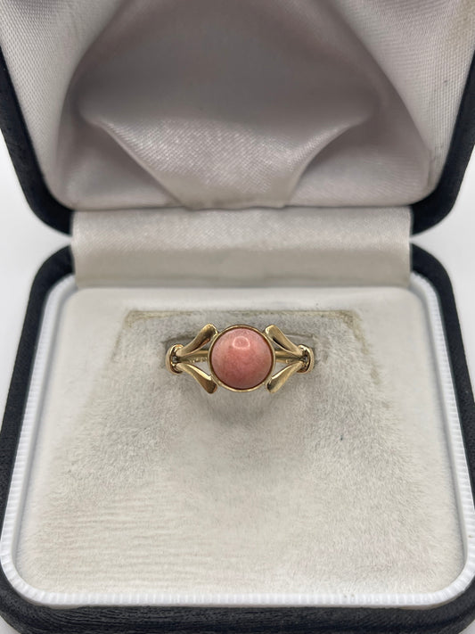 9ct gold gemstone ring