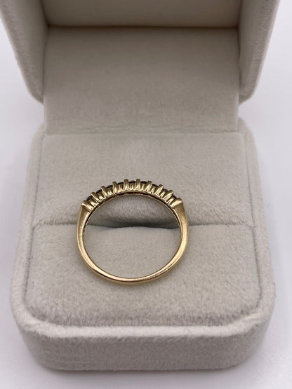 9ct gold diamond ring