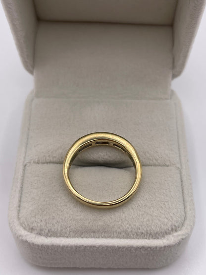 9ct gold diamond ring