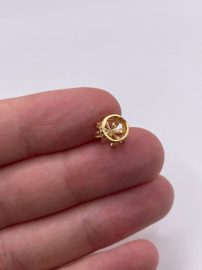 9ct gold crown charm