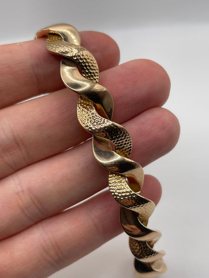 9ct rose gold bracelet