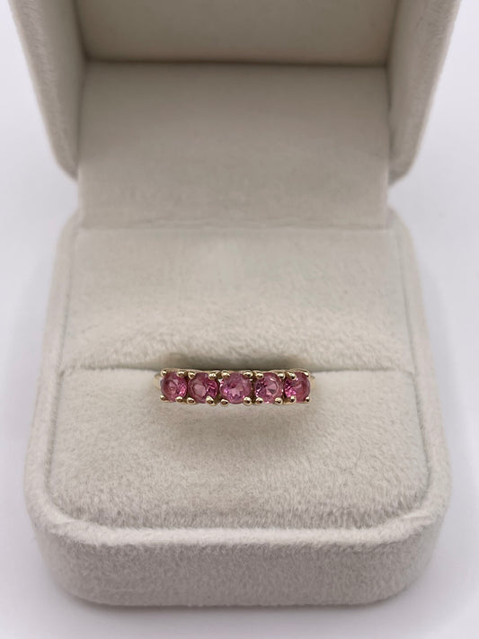 9ct gold tourmaline ring