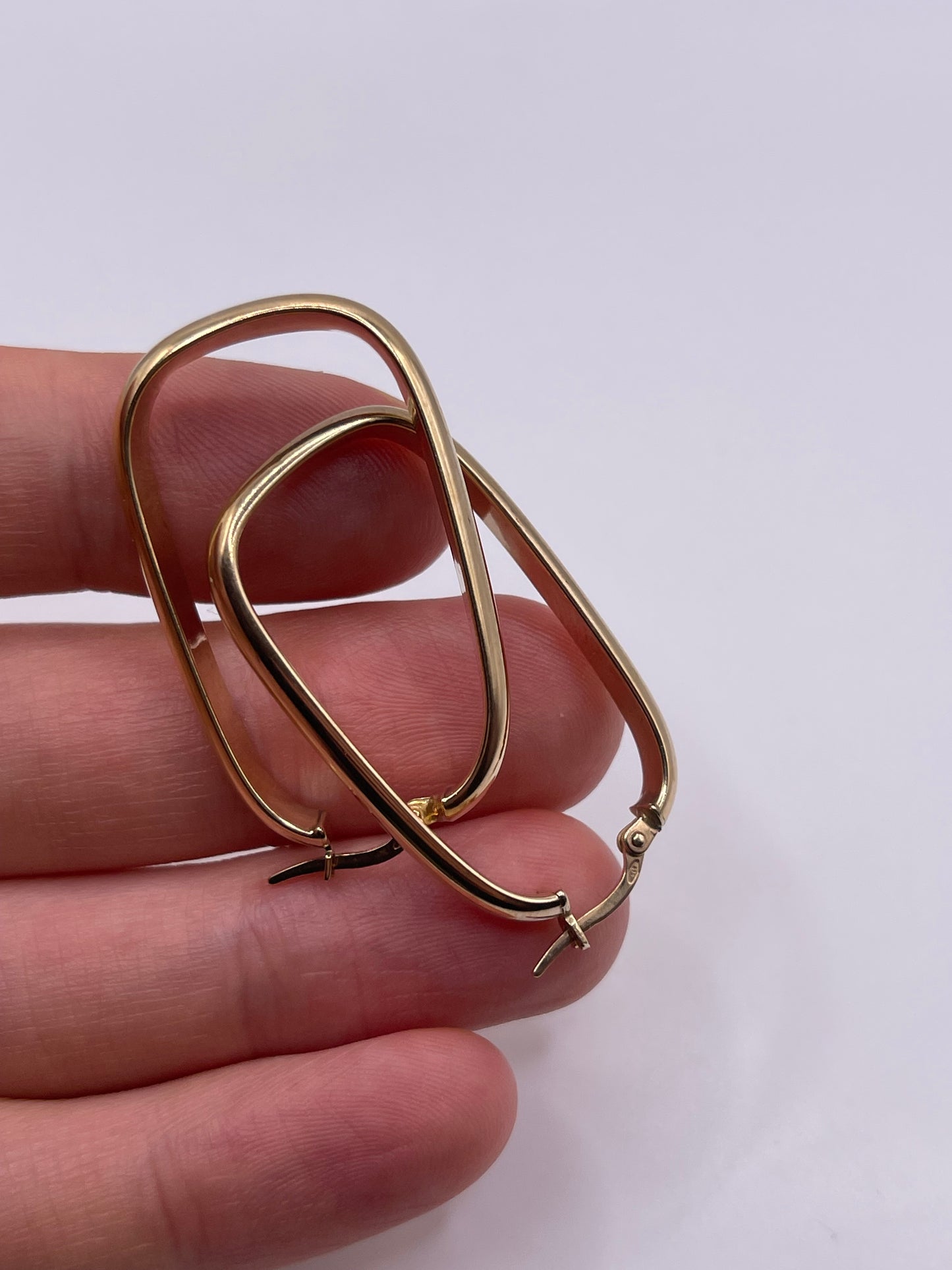 9ct gold Creole earrings