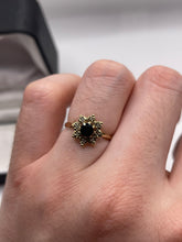 Load image into Gallery viewer, 9ct gold sapphire and diamond ring
