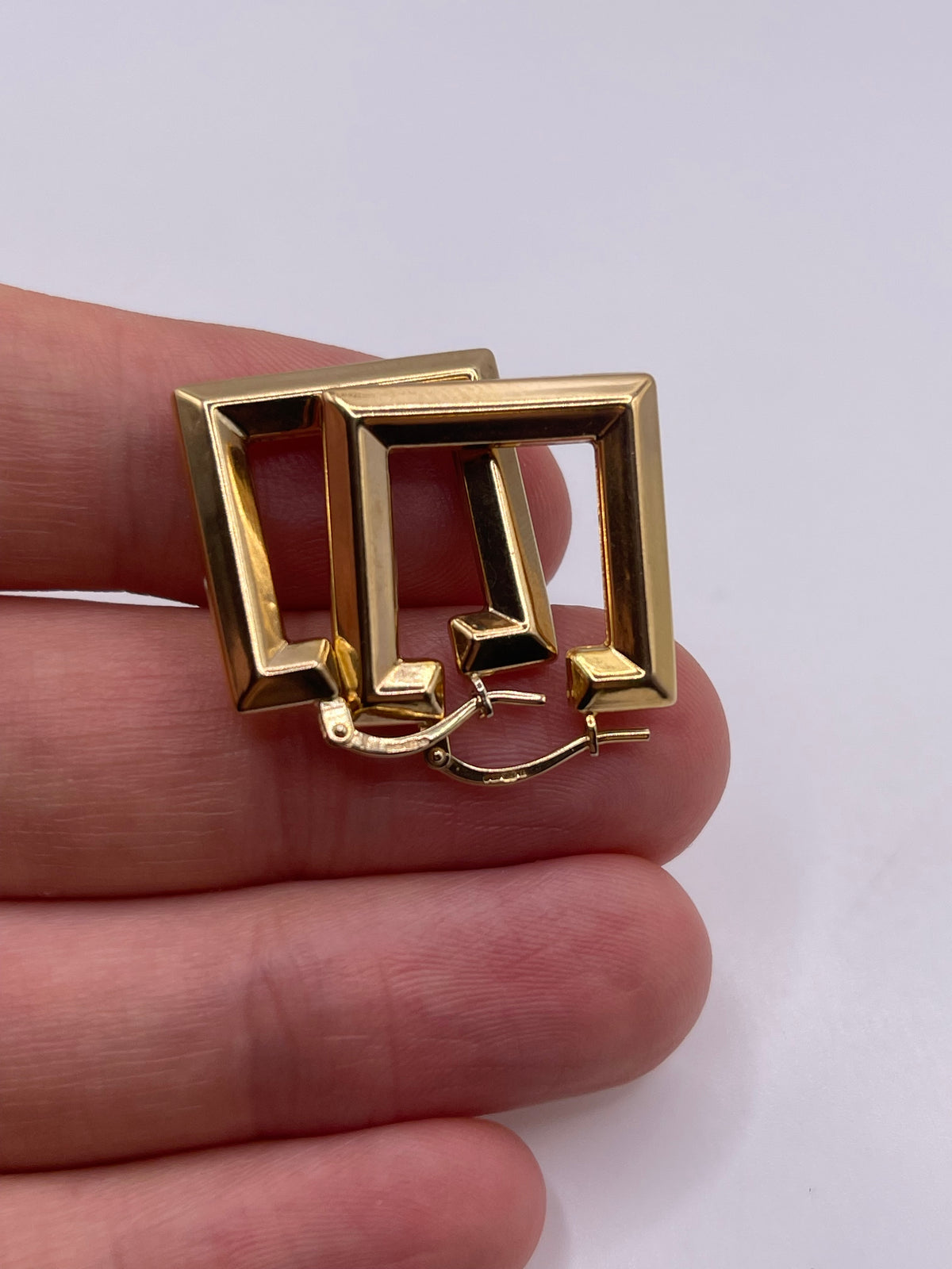9ct gold Creole earrings