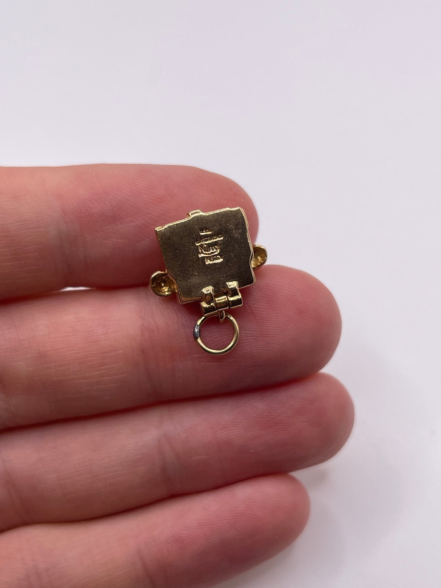 9ct gold telephone charm