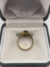 Load image into Gallery viewer, 18ct gold sapphire and diamond ring
