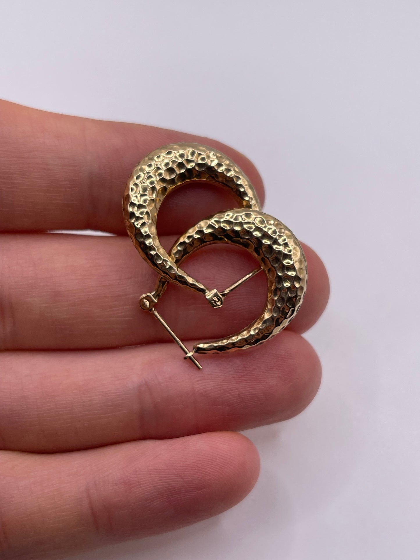 9ct gold Creole earrings