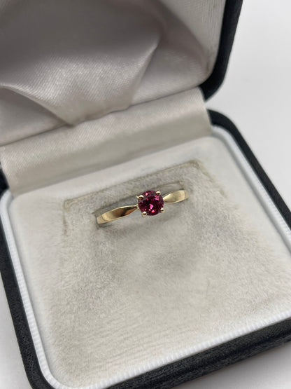 9ct gold tourmaline ring