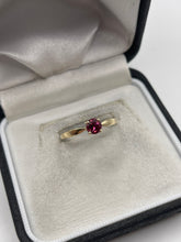Load image into Gallery viewer, 9ct gold tourmaline ring
