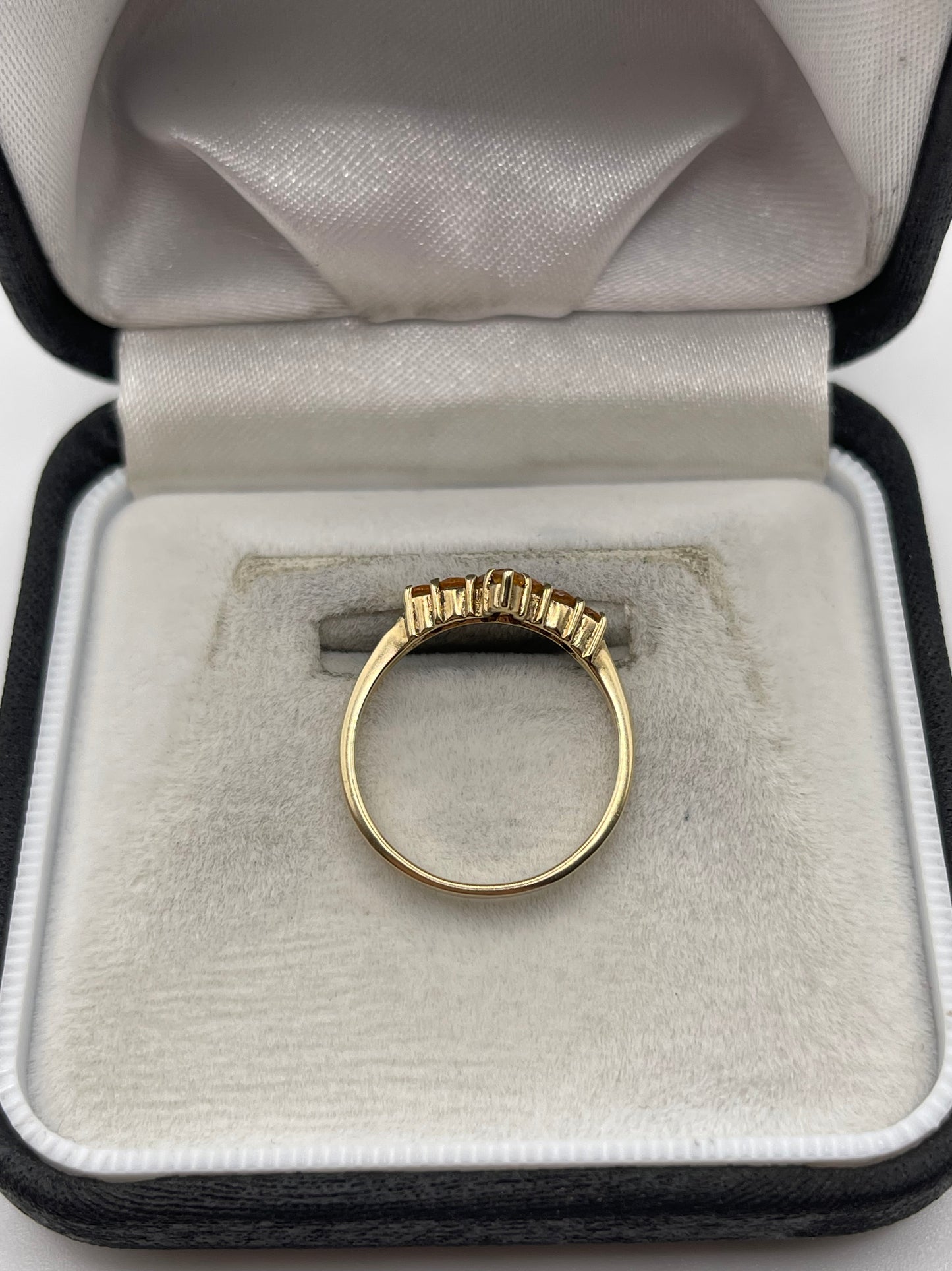 9ct gold citrine ring