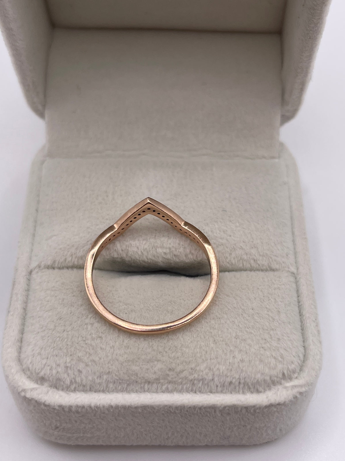 9ct rose gold spinel ring