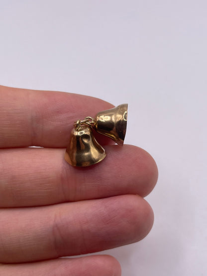 9ct gold bell charm
