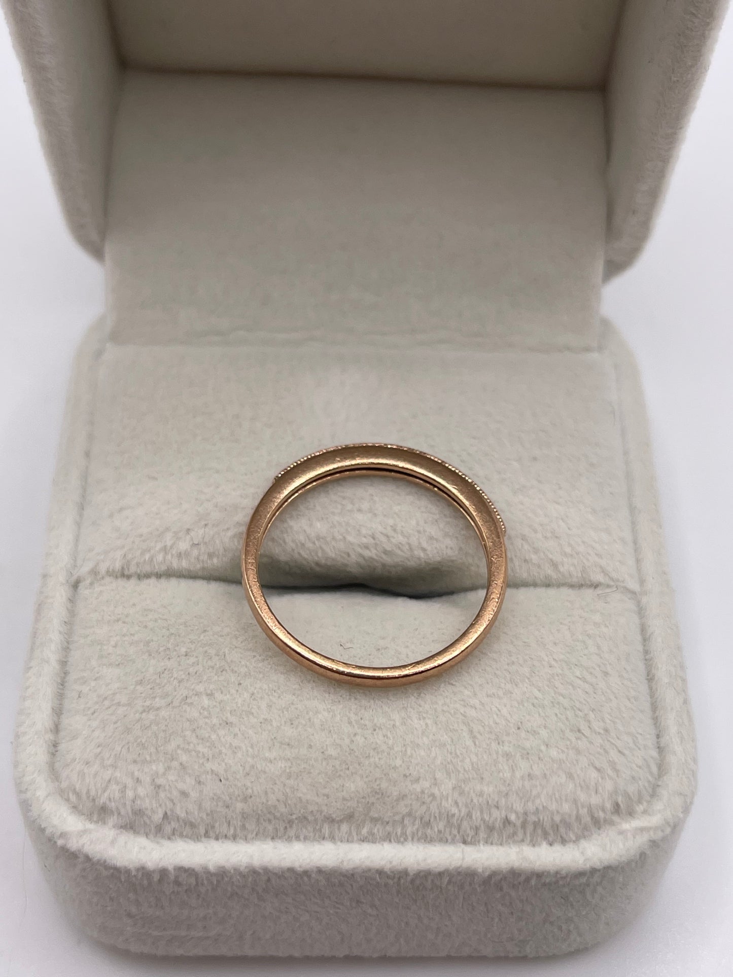 9ct rose gold diamond ring
